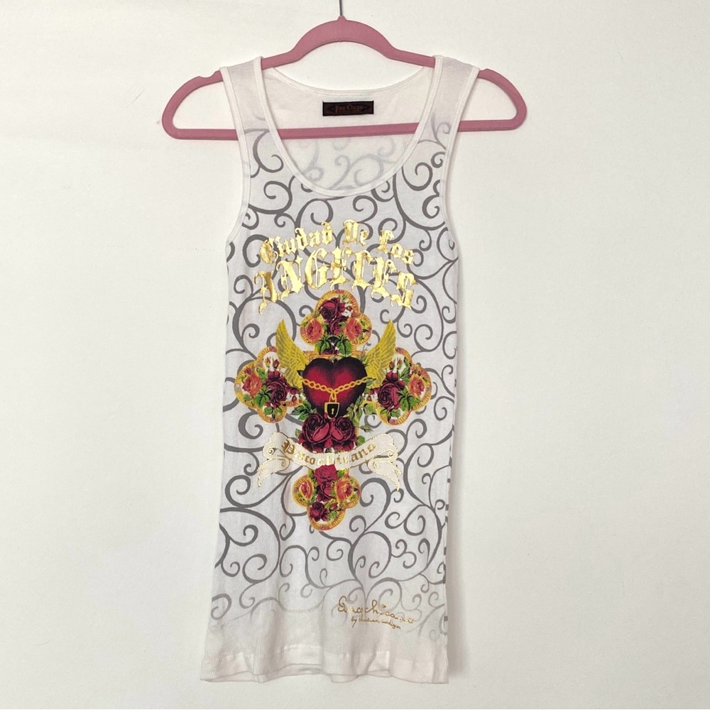AUTHENTIC Paco Chicano by Christian Audigier  Tank Top Size: S